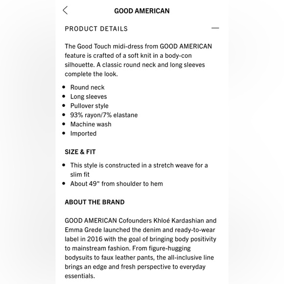 Good American - Picture 2 of 2